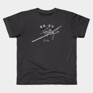 Breda BA65 aircraft Kids T-Shirt